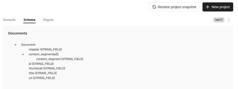 Field roles example